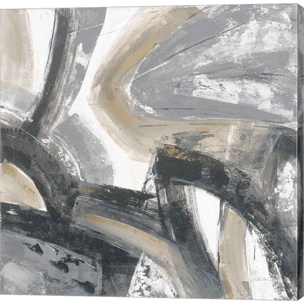 Urban Graffiti I Neutral by Silvia Vassileva - 24x24 Canvas Art Print