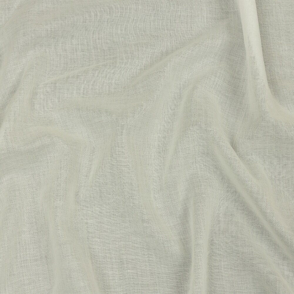 1 Yard Natural Cotton Voile Lightweight Sheer Breathable Solid Fabric