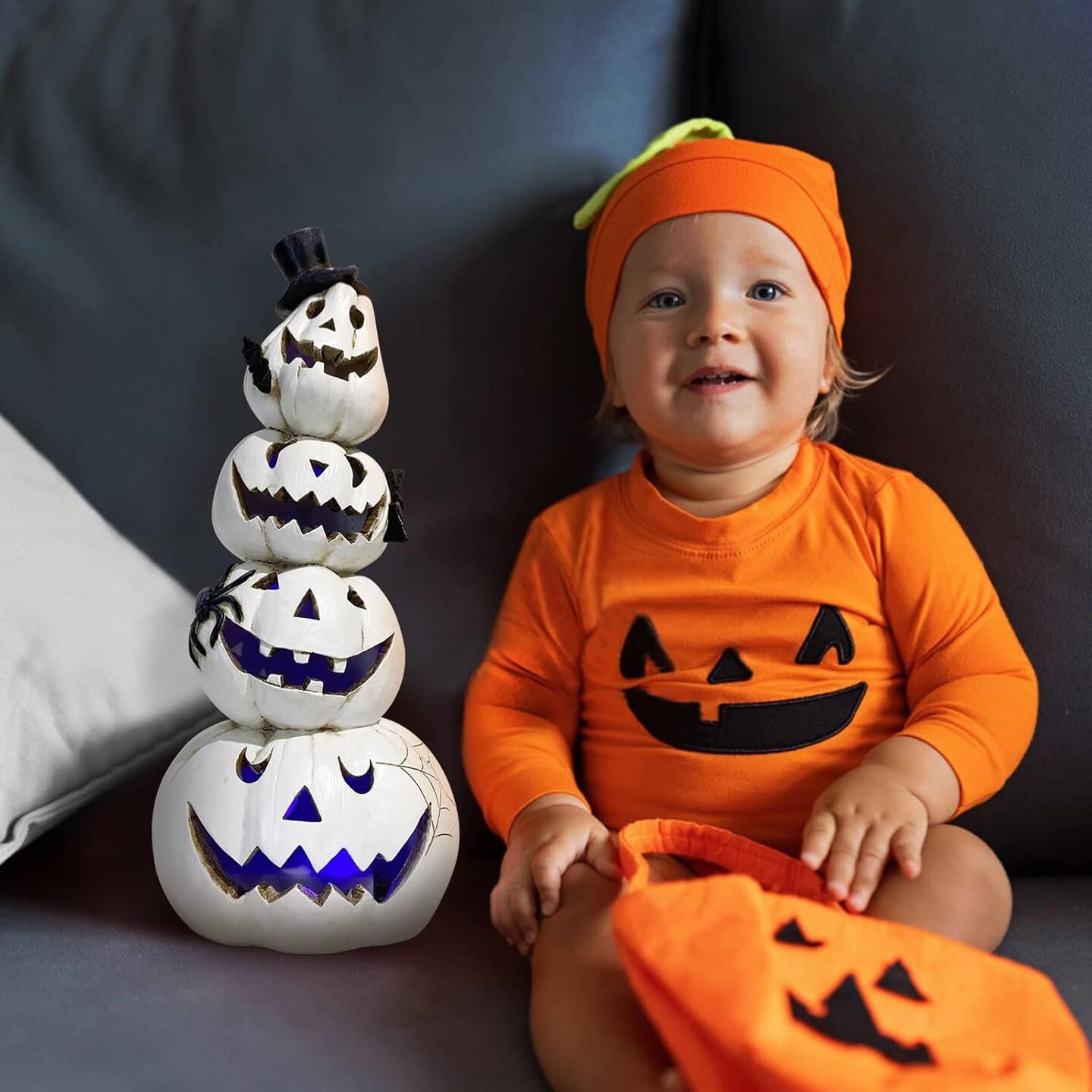 Halloween Pumpkin Decorations Indoor Halloween Decorations Clearance for Table