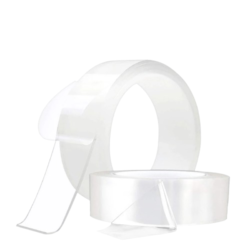 Double-Sided Nano Grip Tape – Traceless Washable Adhesive Gel Tape, Reusable Invisible Mounting Tape for Home, Office & Crafts