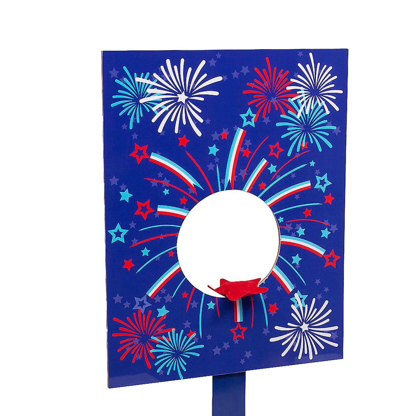 15 1/4&#x22; x 19 1/2&#x22; Patriotic Star Bean Bag Toss Yard Game 7 Pieces