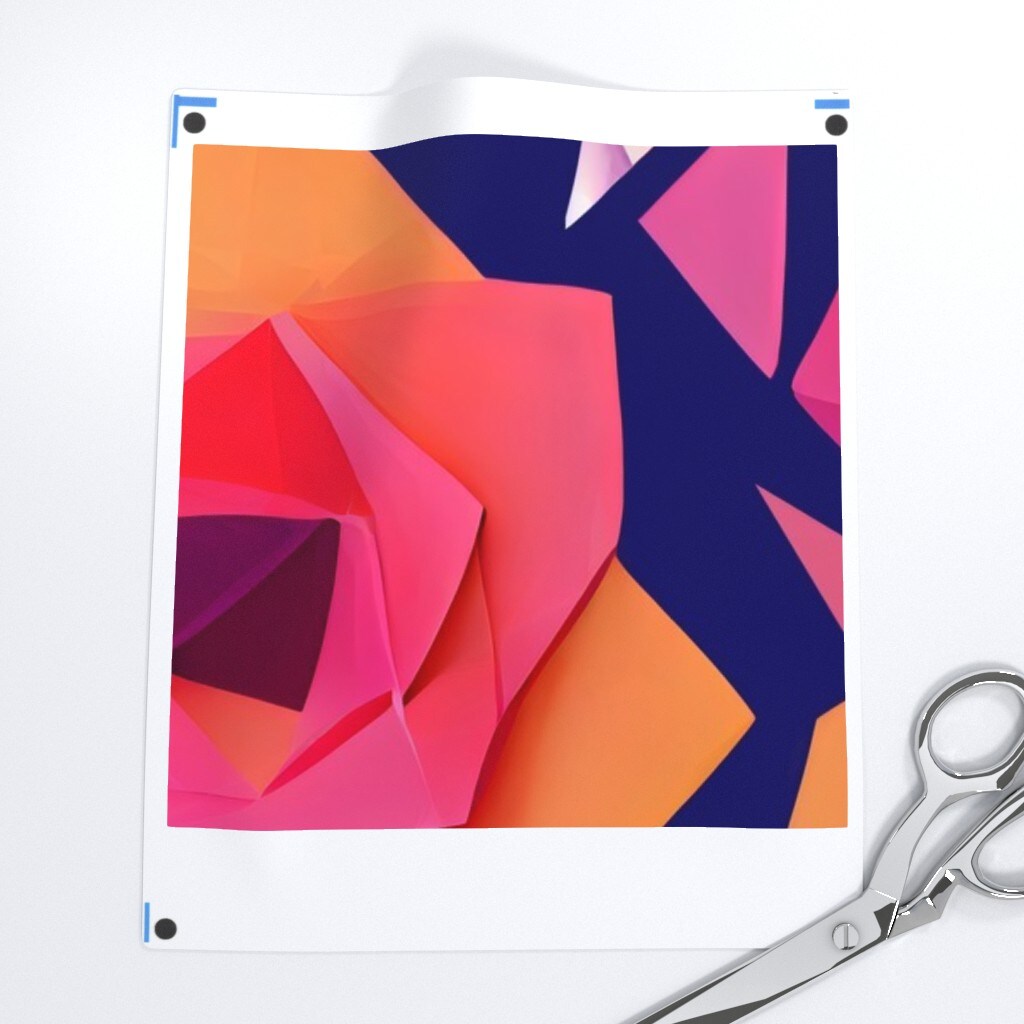 Paper Cut Flowers Abstract Geometric Bright Vibrant Large Scale Maximalist Custom Removable Wallpaper by Spoonflower Peel & Stick Wallpaper 2FT Wide