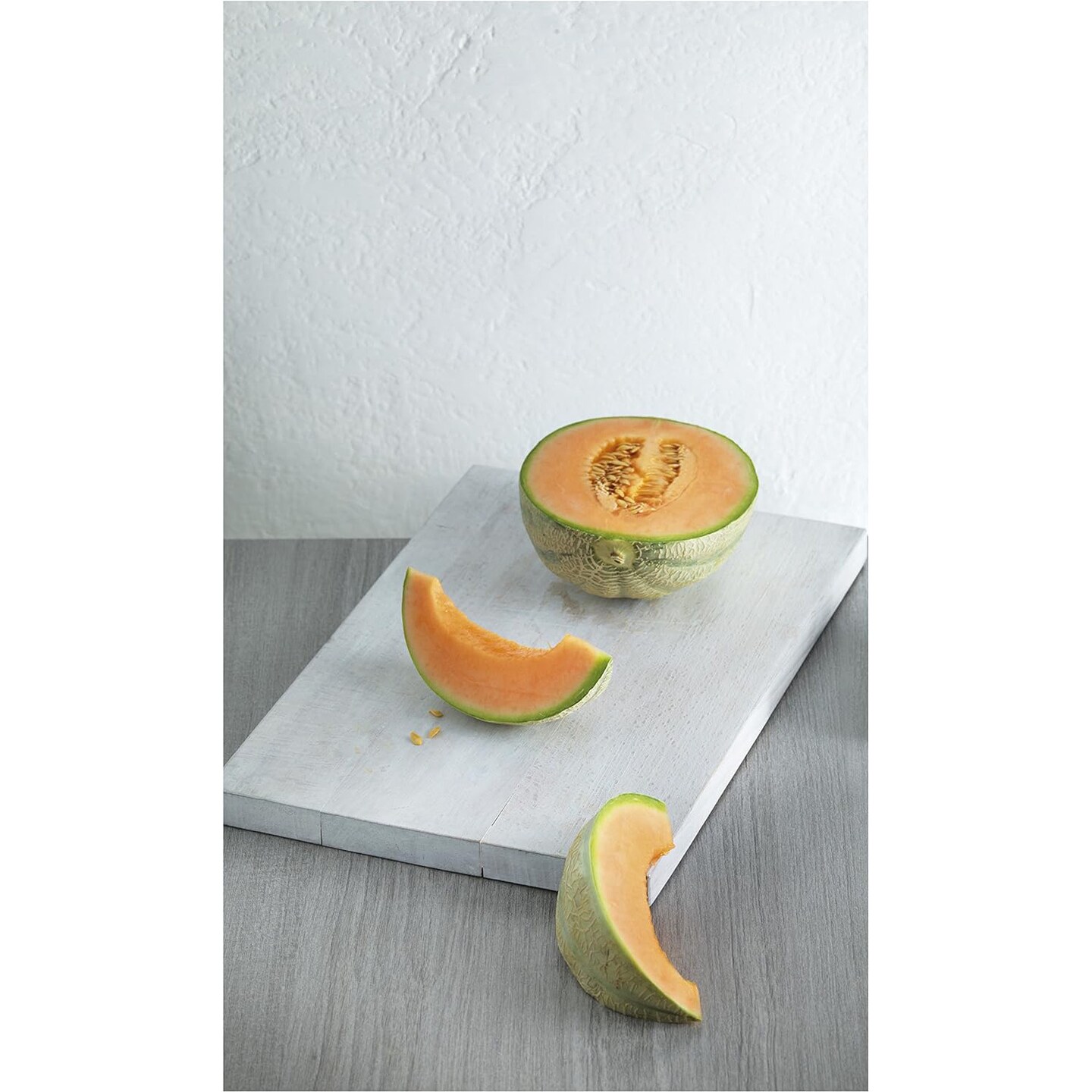 Kuhn Rikon Melon Knife For Cantaloupe, Watermelon, and Fruit, 8-Inch, Orange