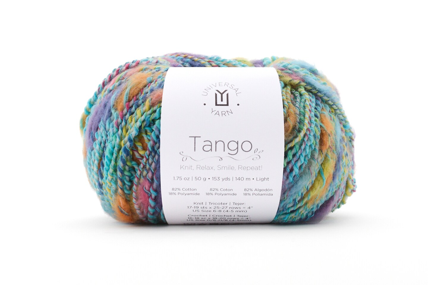 Tango by Universal Yarn - Cotton Blend - Light/DK - Thick/Thin Yarn - 8 Colors