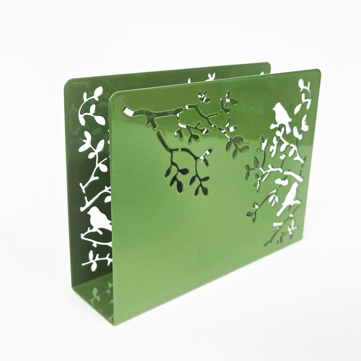 Mango Steam Songbird Tabletop Napkin & Letter Holder for Home, Kitchen, Restaurants