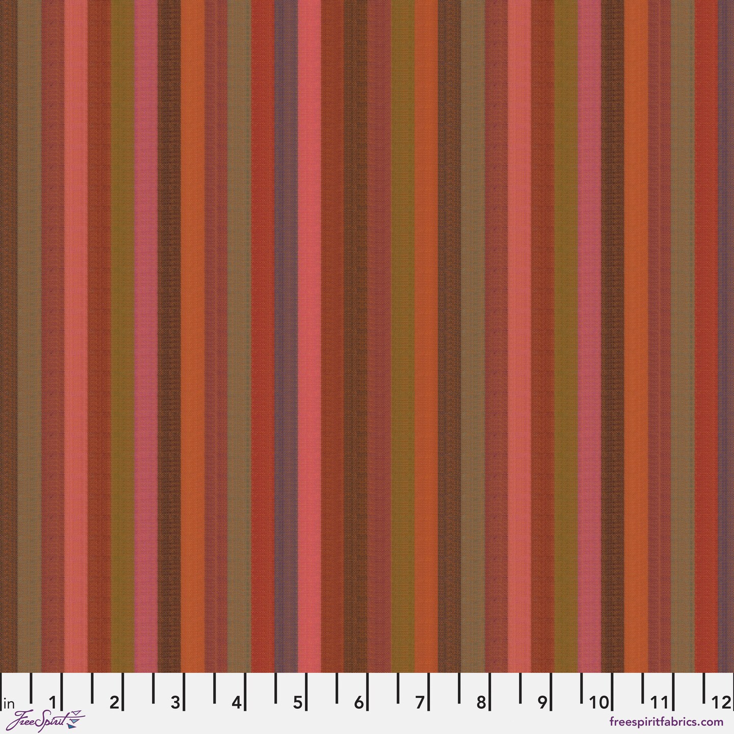Narrow Stripe in Tomato (wsgp002.tomato) | Woven Stripes | Kaffe Fassett | Free Spirit
