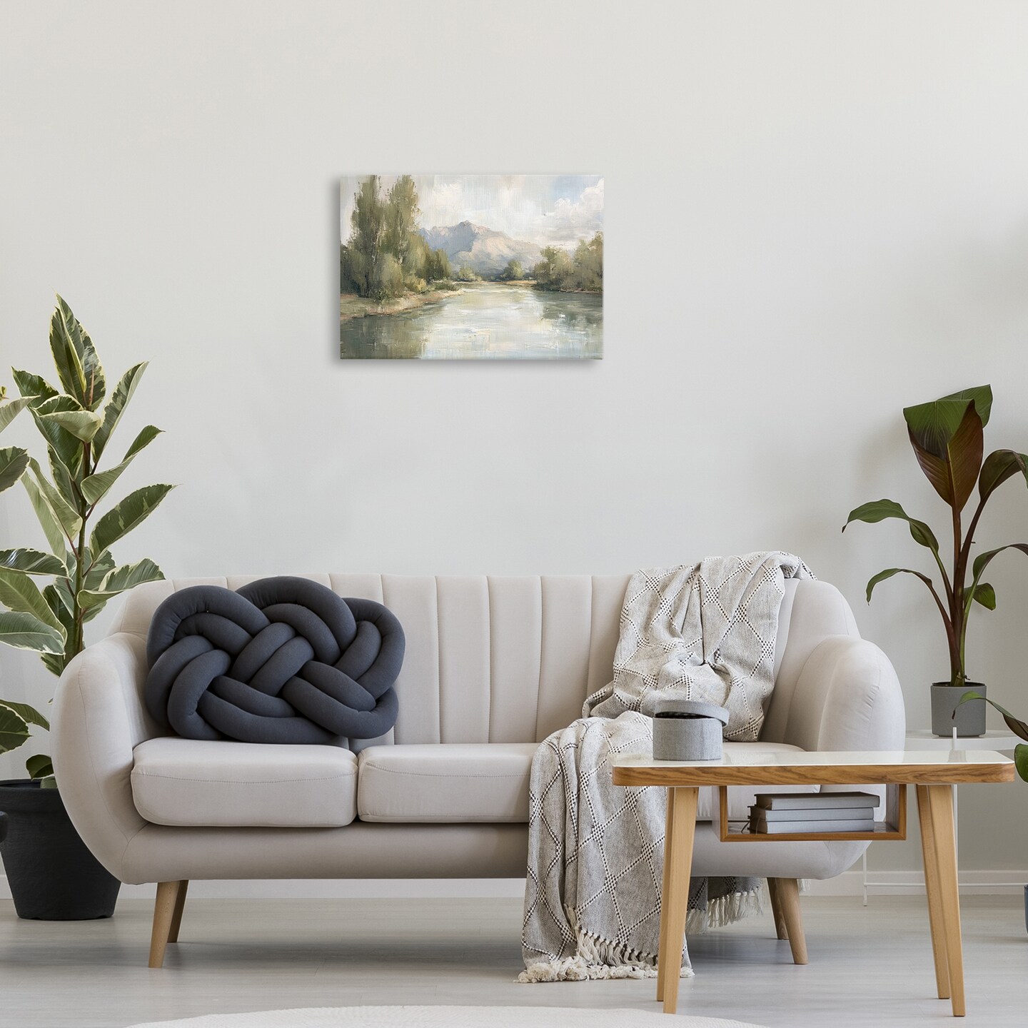 Stupell Industries Where The River Goes Canvas Design by Petal Prints Design