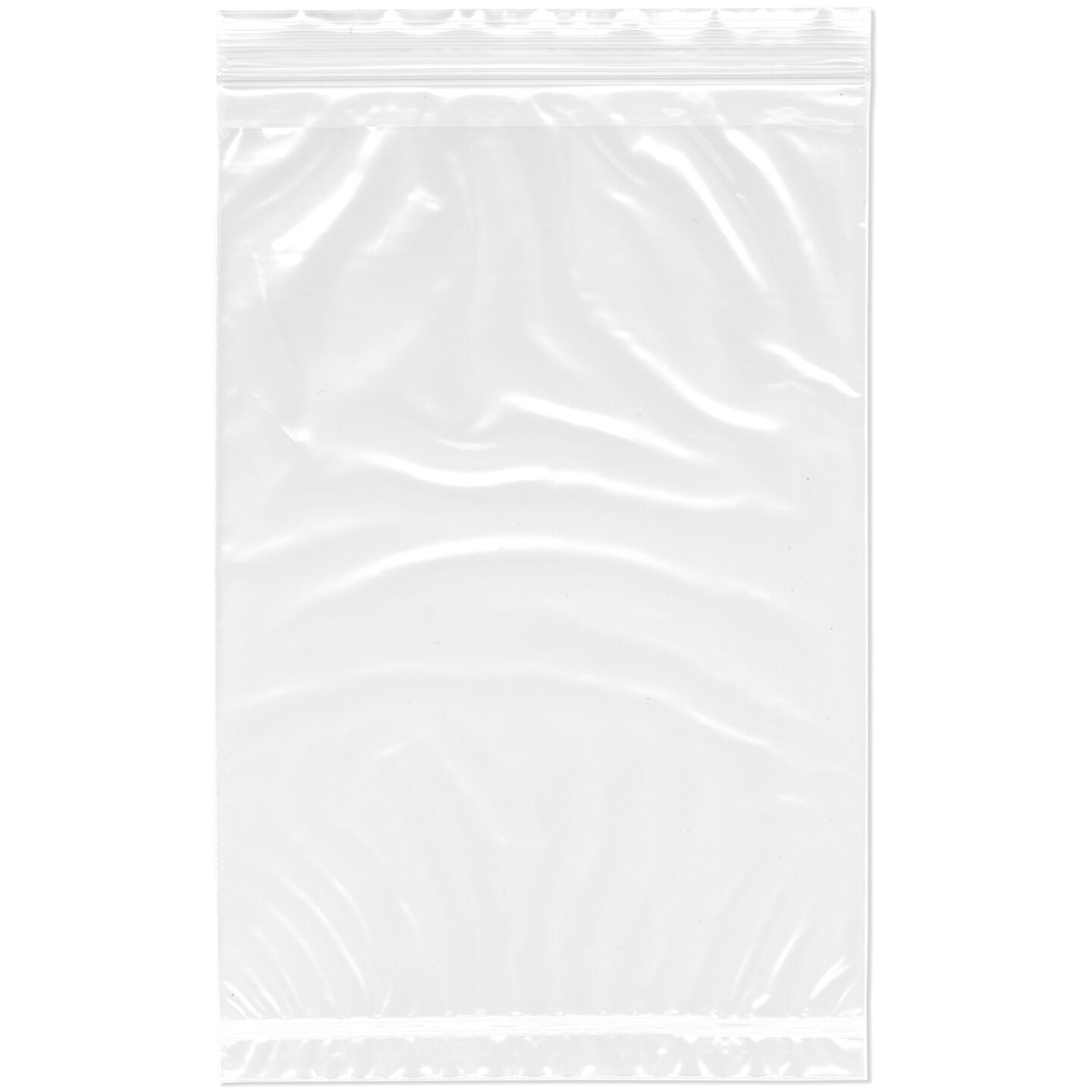 Plymor 6" x 9", 2 Mil with Pouch Zipper Reclosable Plastic Bags