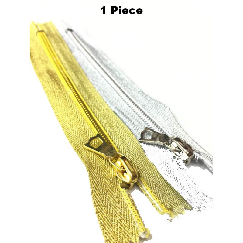 5MM 6 Inch Coil Pocket Zipper Closed Bottom
