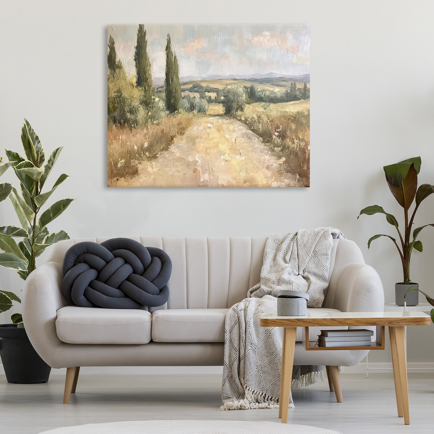 Stupell Industries Rural Trail Landscape Canvas Design by Petal Prints Design