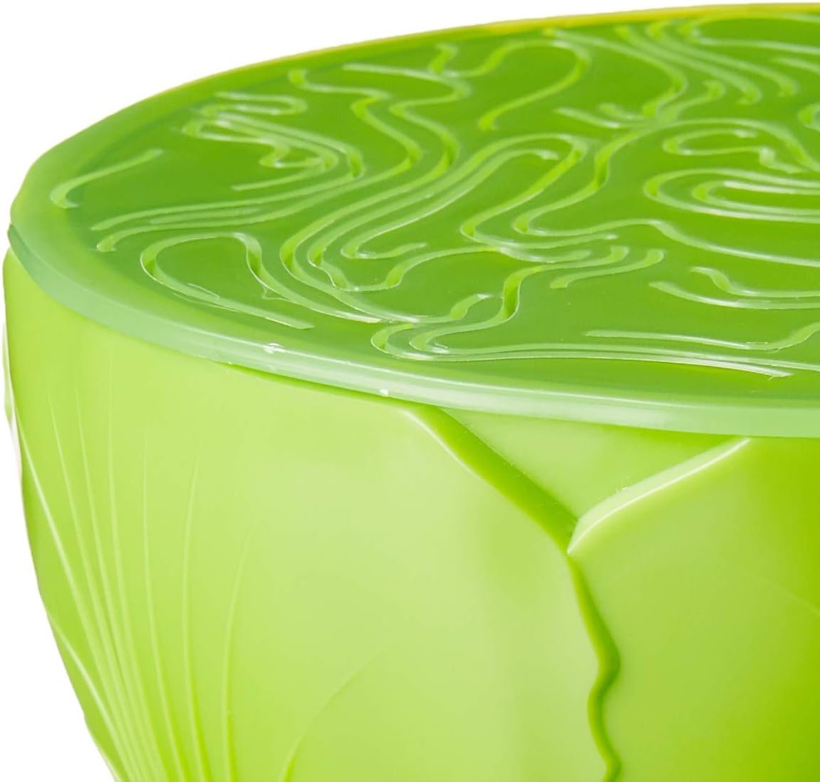 Hutzler Salad Saver Storage Bowl with Lid - Keeps Lettuce, Spinach &#x26; Kale Fresh Longer