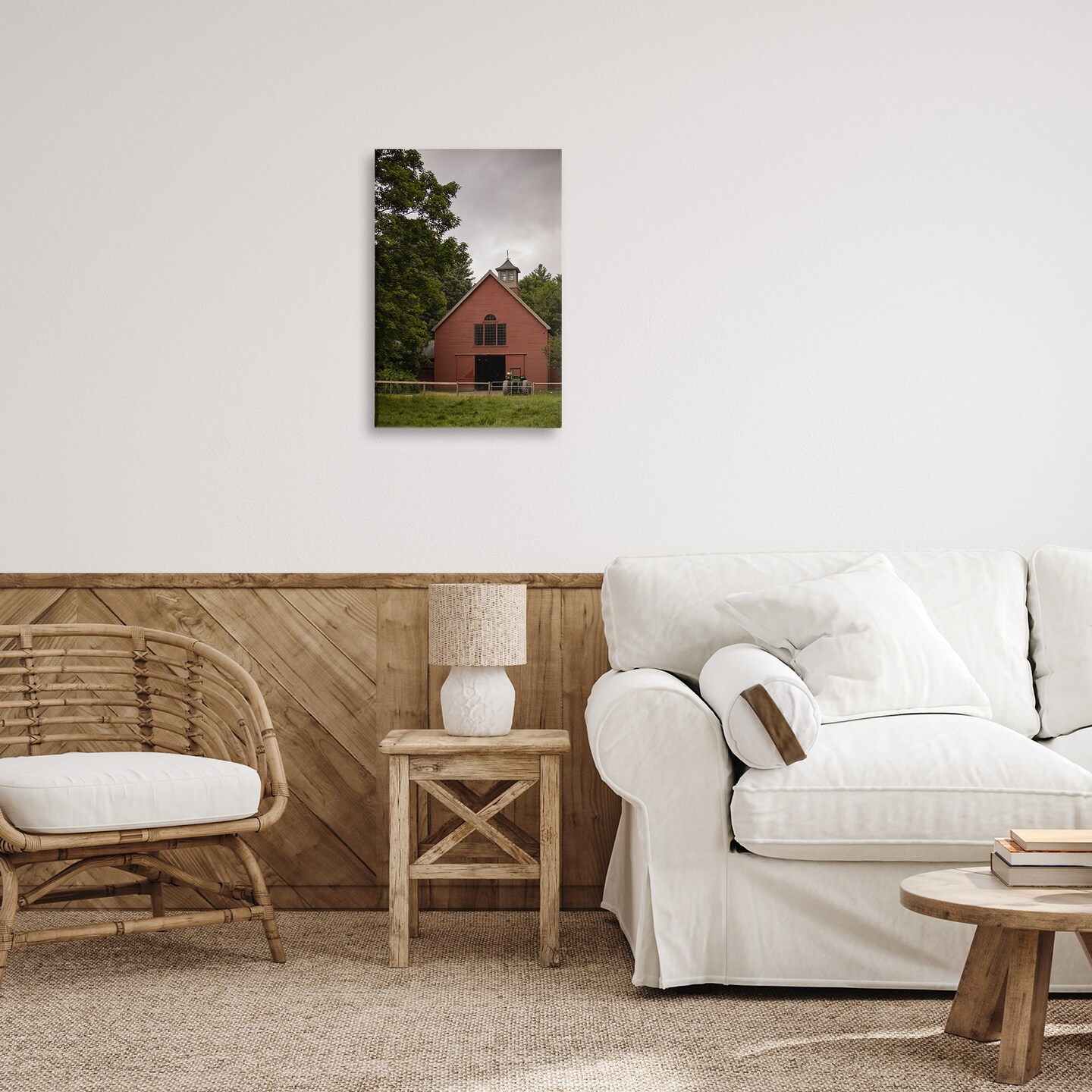 Stupell Industries Traditional Tractor & Farmhouse Canvas Design by Aaron Matheson