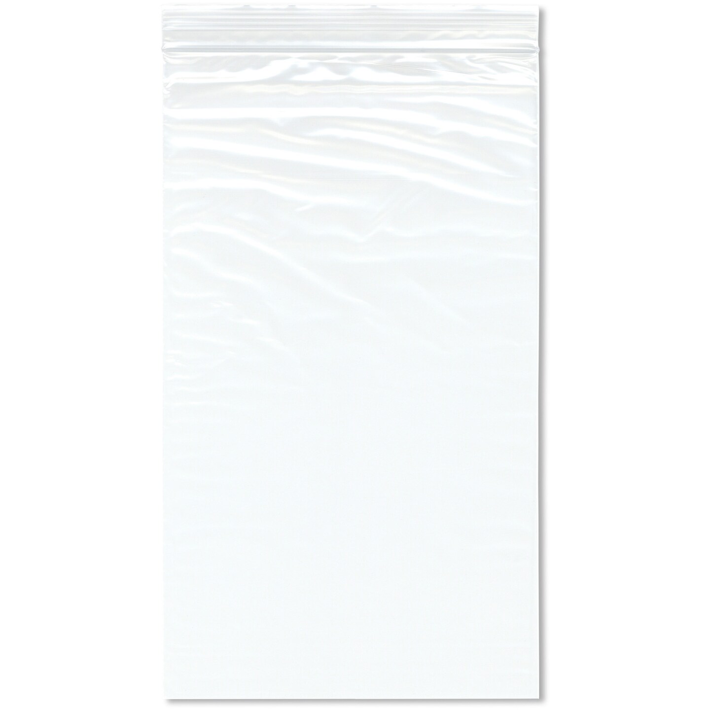 Plymor 7&#x22; x 12&#x22; (Pack of 100), 2 Mil Zipper Reclosable Plastic Bags