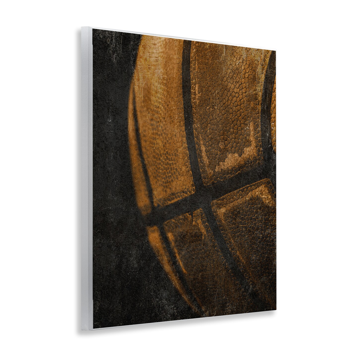 Stupell Industries Vintage Basketball Close Up Wall Plaque Design by Kim Allen