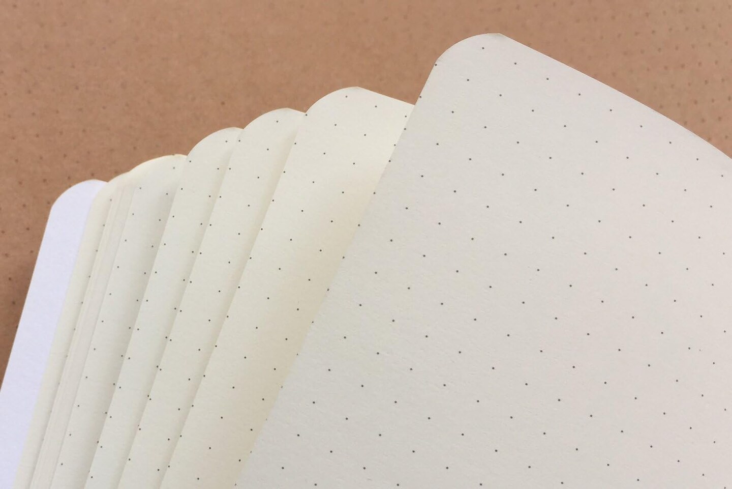 Set of 3 A5 Dotted Notebook/Travel Journal - 5.5 x 8.25 Dot Grid Paper for Bullet Notes Journaling, Total 120 Sheets