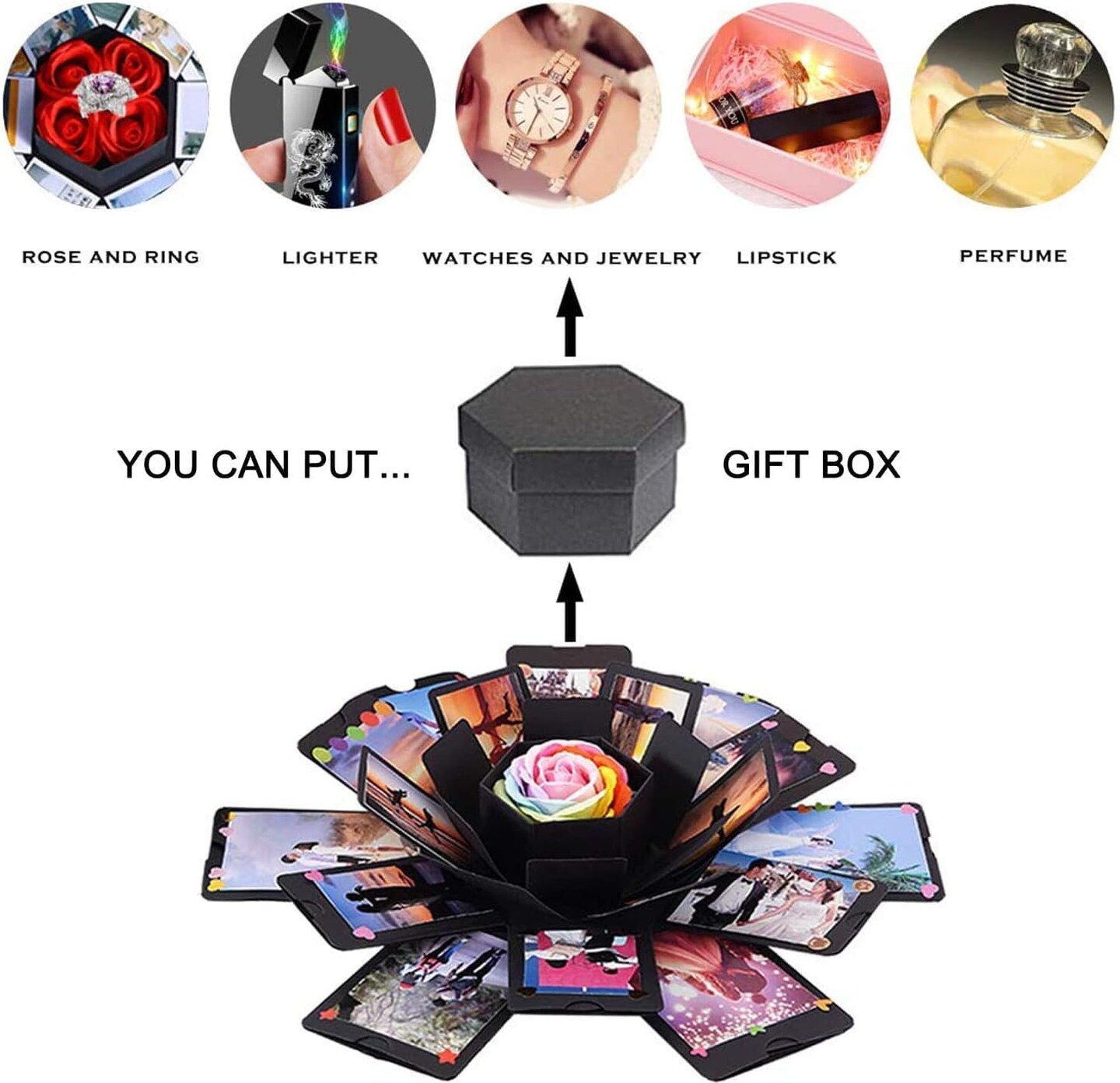 Explosion Gift Box - Photo Box, A Creative Six-sided Gift Box