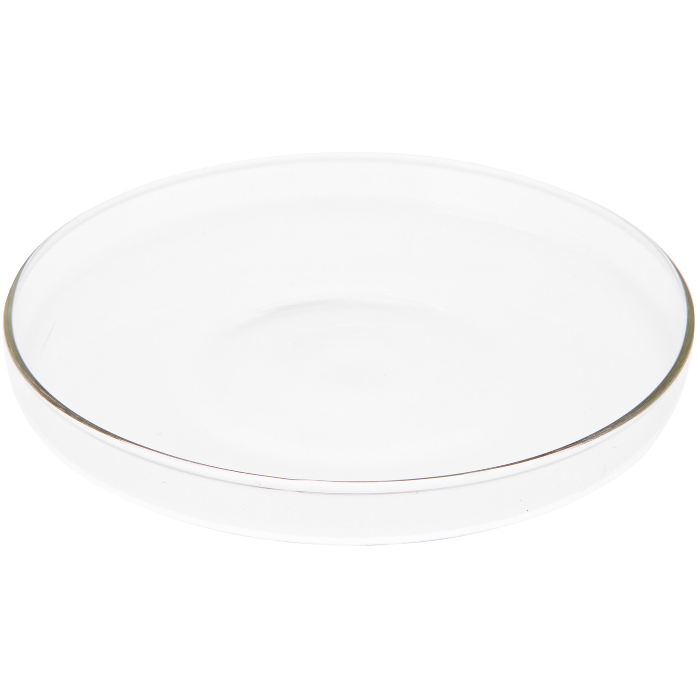 Plymor 4.5&#x22; x 4.5&#x22; Round Glass Display Tray