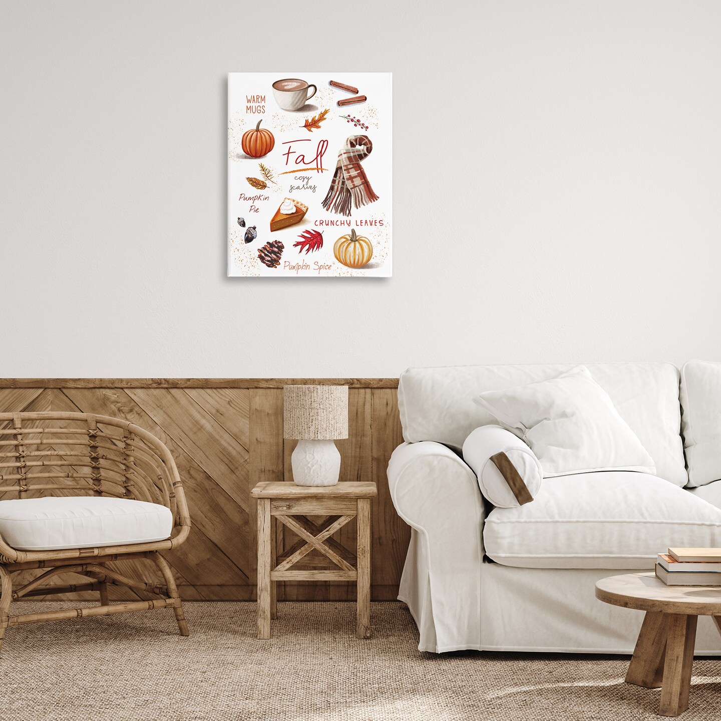 Stupell Industries Favorite Autumn Things Canvas Design by