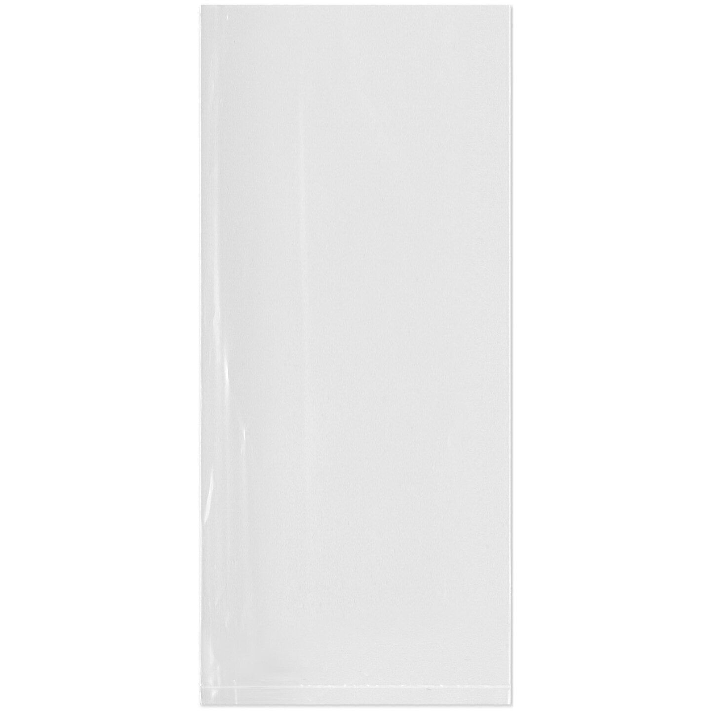 Plymor 8&#x22; x 18&#x22;, 2 Mil Flat Open Clear Plastic Poly Bags