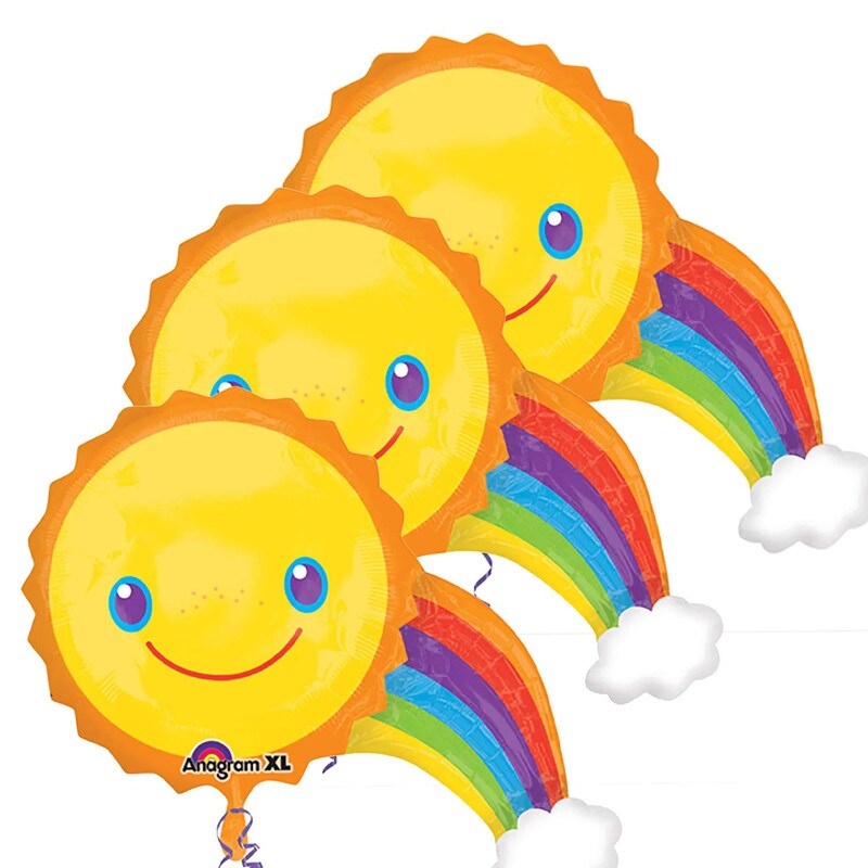 Anagram&#xAE; 33 Inch Smile Rainbow Balloon