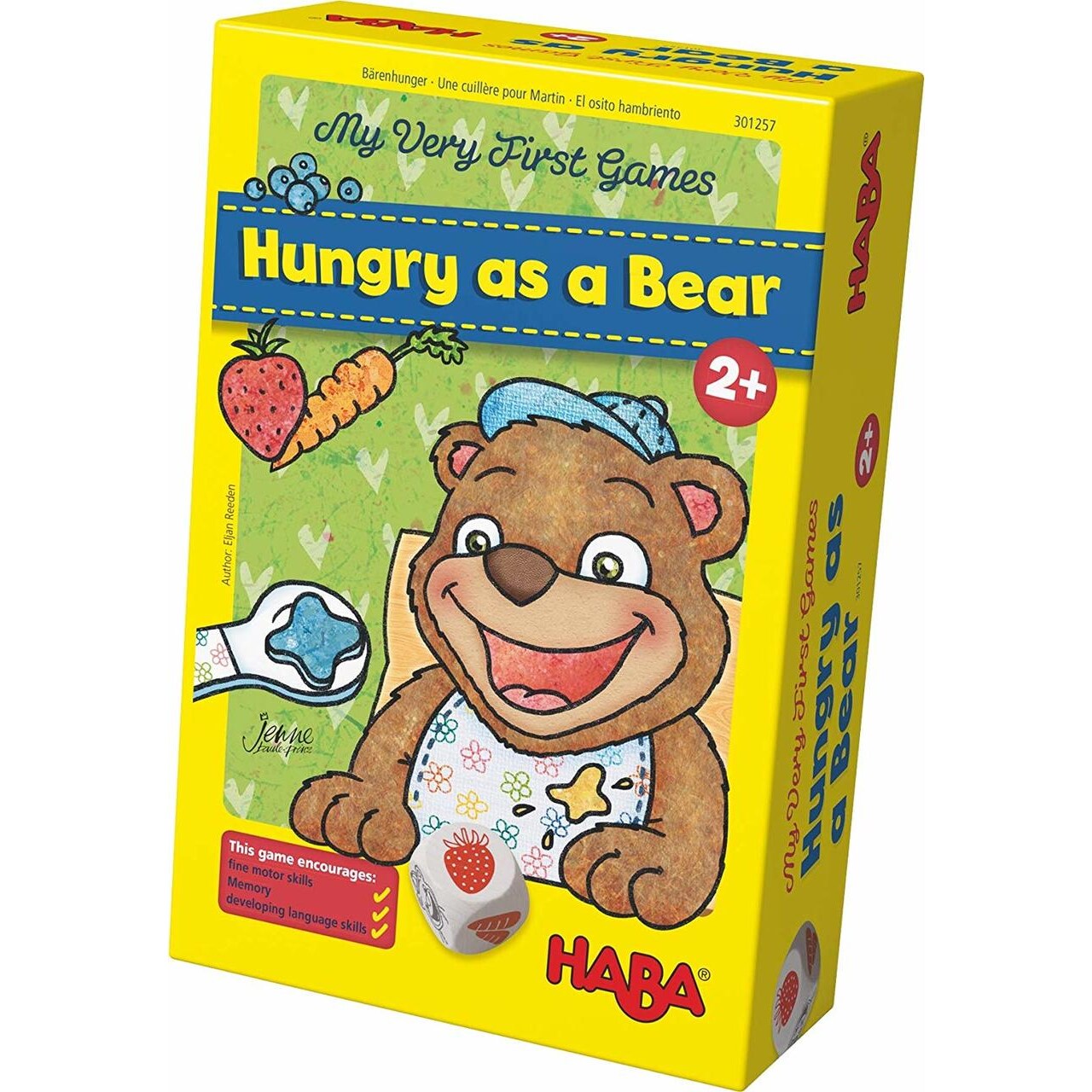 HABA Hungry as a Bear Memory & Dexterity Kids Game for 2 Year Olds, My Very First Games Series, Toddler Learning Activities for Kids, Learning Toys