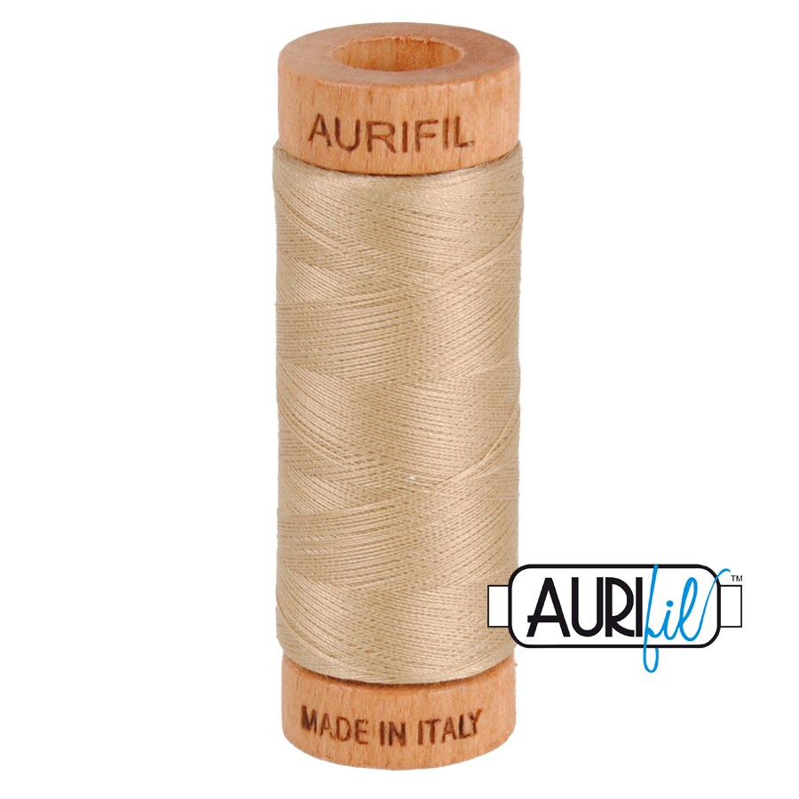 Sand (2326) | 80wt Small Spool (274M / 300Y) | Aurifil Thread