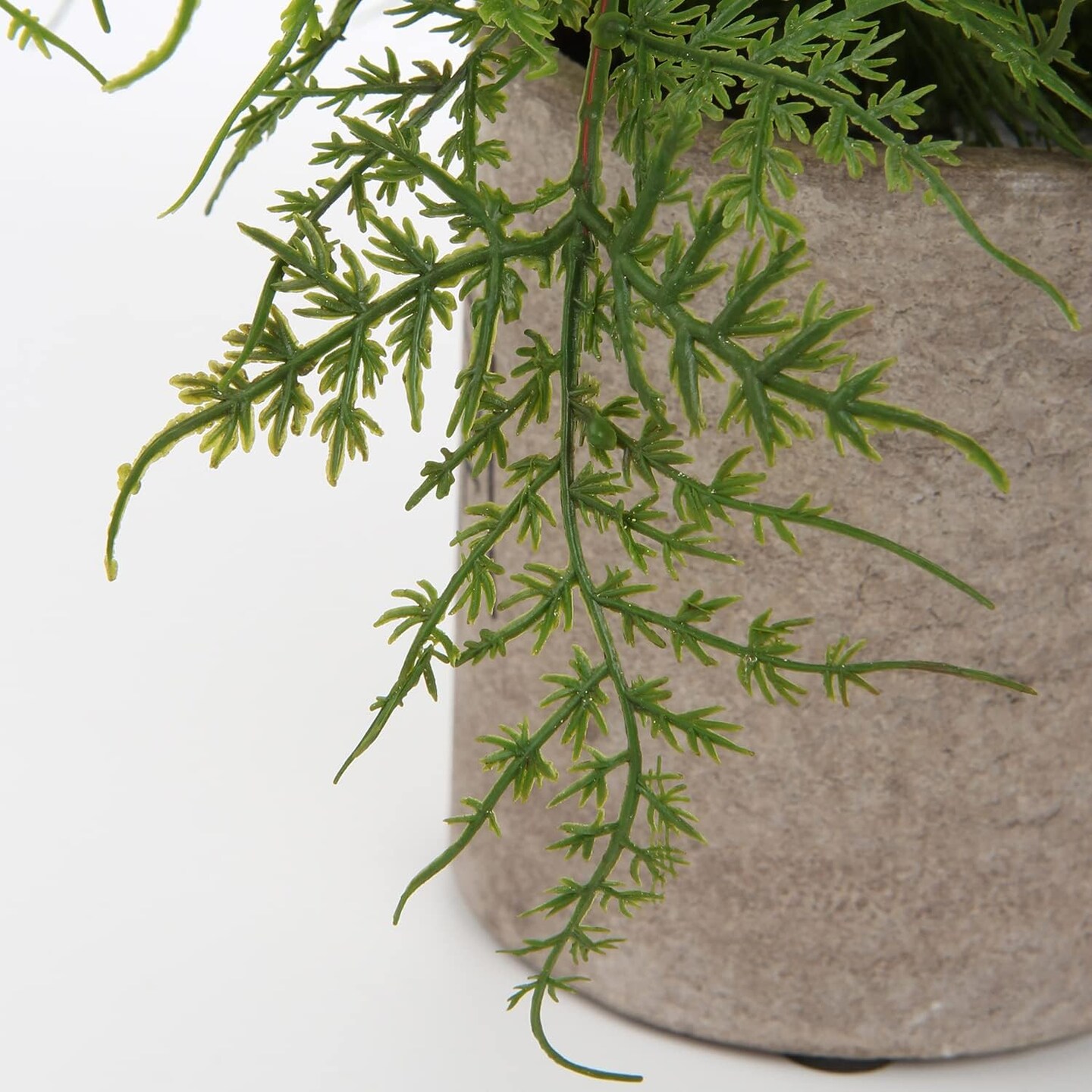 Small Fake Plant Potted Plants Artificial Decor Silk Ferns Plant Faux Plants in Pots for Home Living Room Bedroom Desk Bathroom Window Shelf Farmhouse Decoration