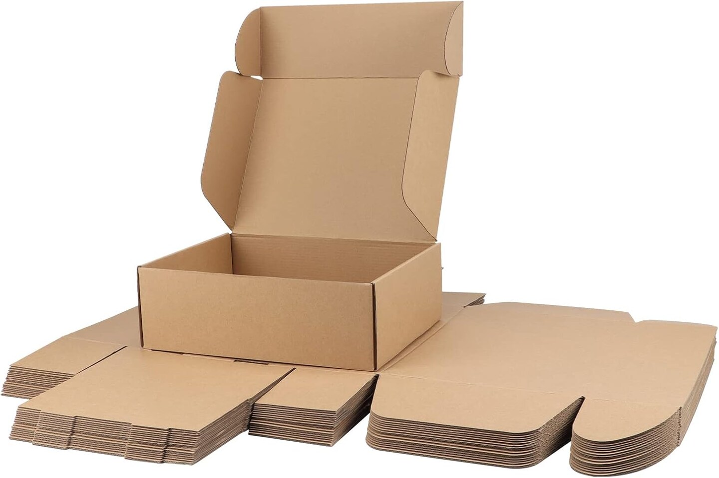 12x9x4 inch Shipping Boxes Bulk 20 Pack Brown, Tab Lock Tuck Top Mailer Boxes for Packaging Small Business, Medium Cardboard Gift Boxes
