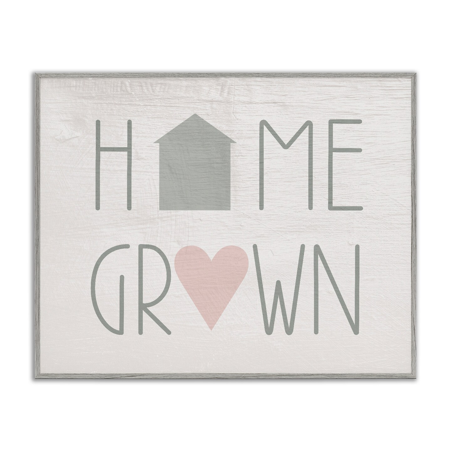 Stupell Industries Home Grown Country Words Framed Giclee Design by Lil&#x27; Rue