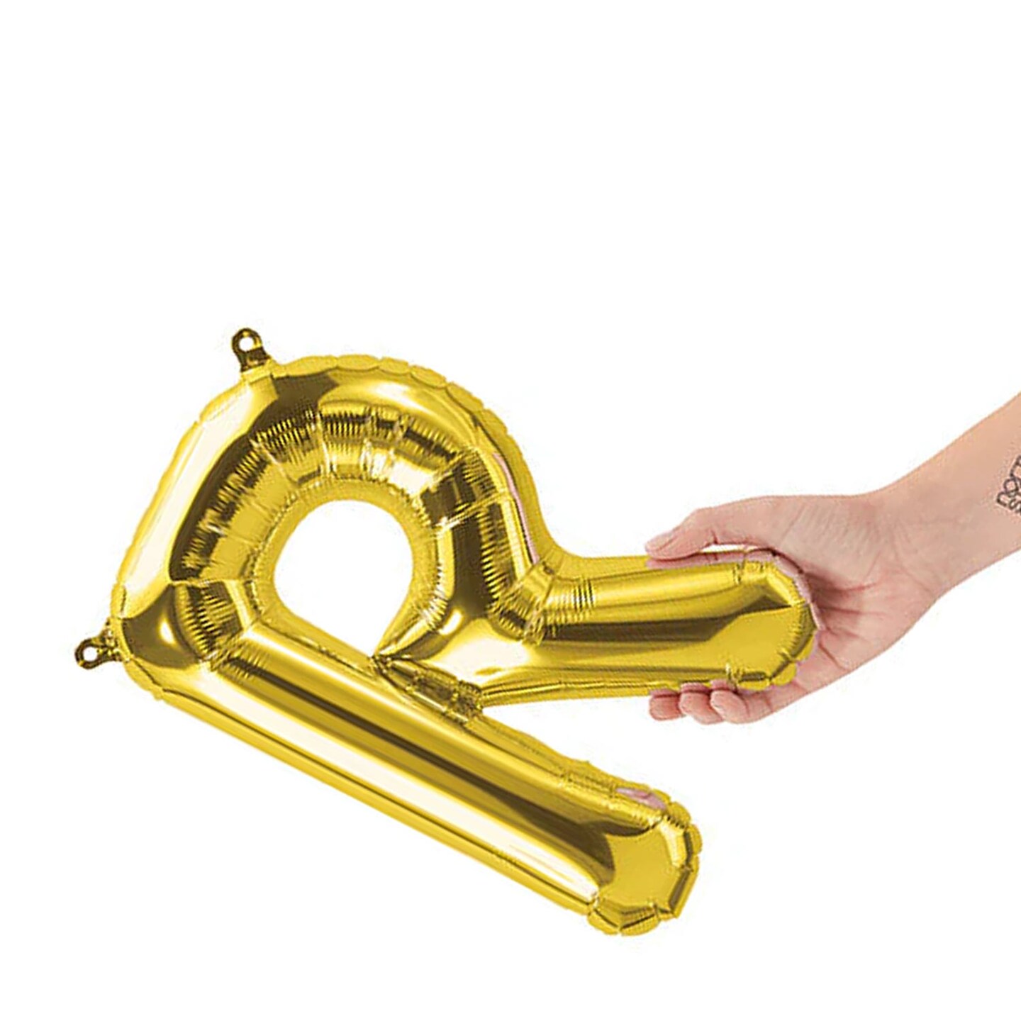 NorthStar Balloons&#xAE; 16&#x22; Gold Letter R Balloon Air Fill Only