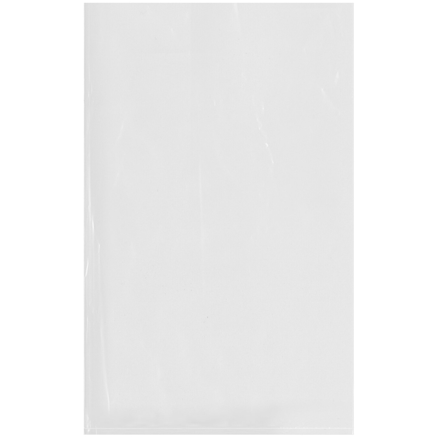 Plymor 10&#x22; x 16&#x22;, 1.25 Mil Flat Open Clear Plastic Poly Bags