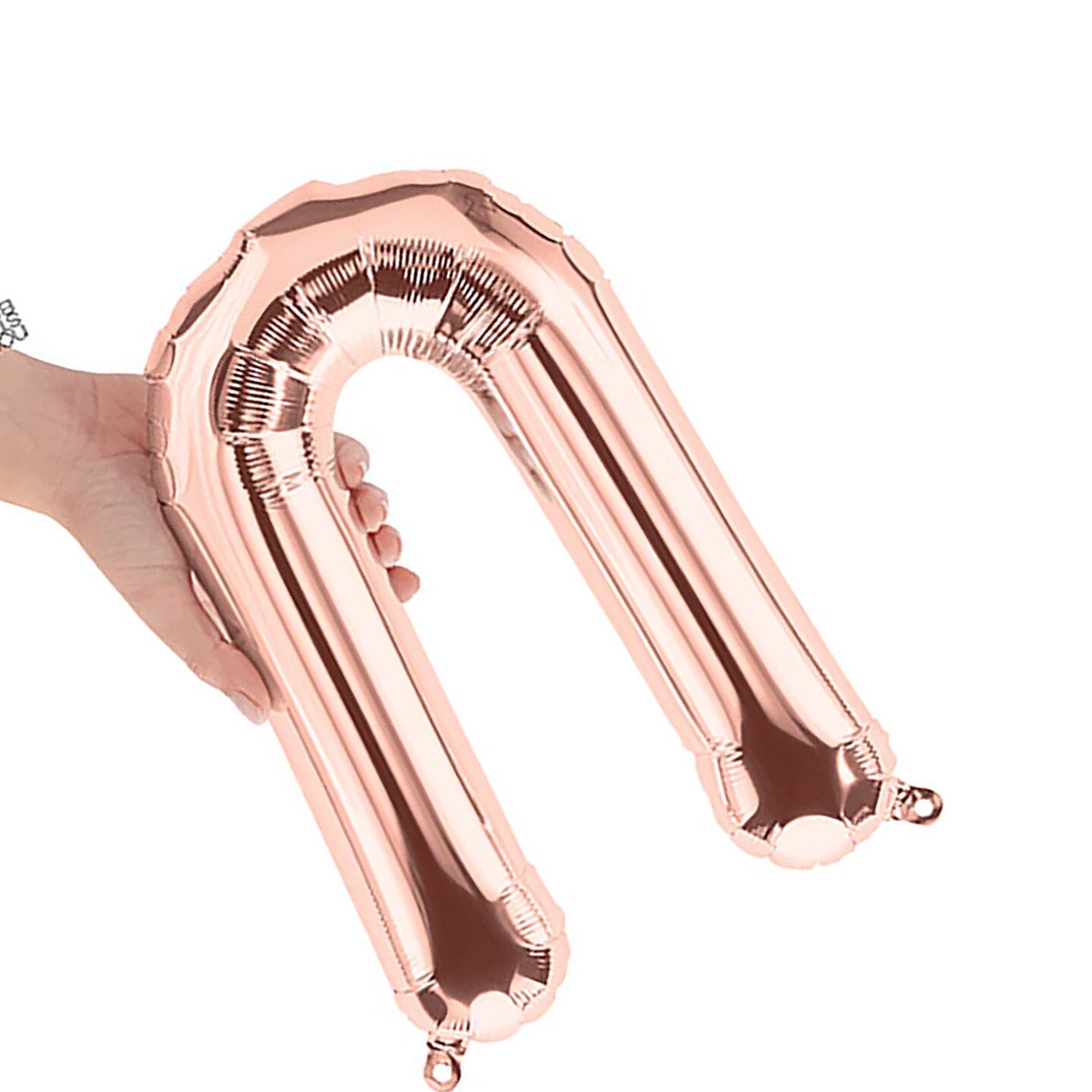 NorthStar Balloons&#xAE; 16 Inch Letter U Rose Gold Air Fill Only