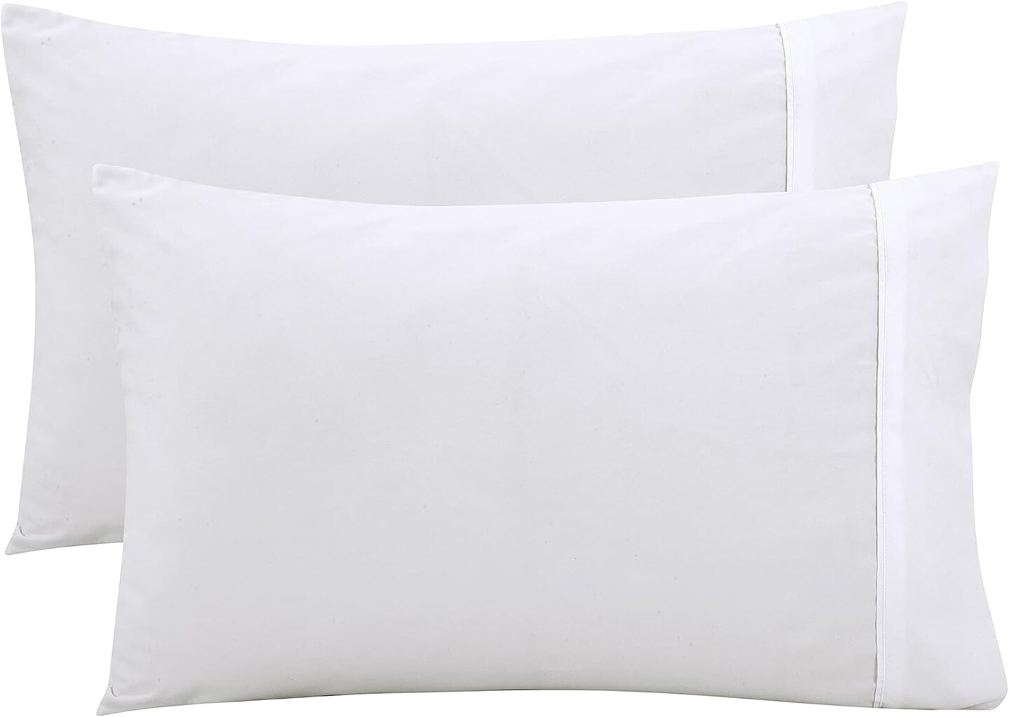 White Pillowcase Set of 12 - Queen 20&#x22;x30&#x22; Bed Pillow Cover - 1800 Brushed Microfiber - Wrinkle &#x26; Fade Resistant - Bulk Pillow Cases - Hotel Quality Pillowcase 12 Pack (Queen, White)