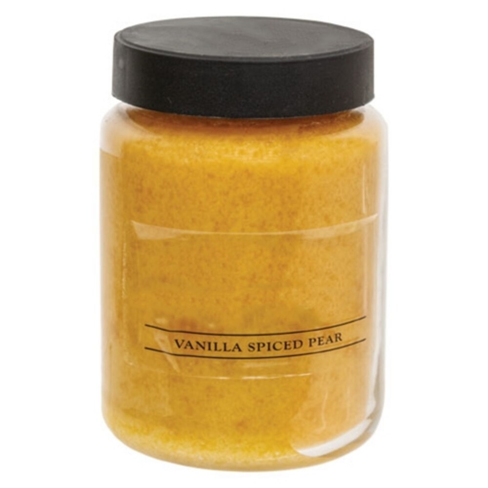 Vanilla Spiced Pear Jar Candle &#x2013; Dual Wick, 120&#x2013;140 Hour Burn, Warm Neutral Tan
