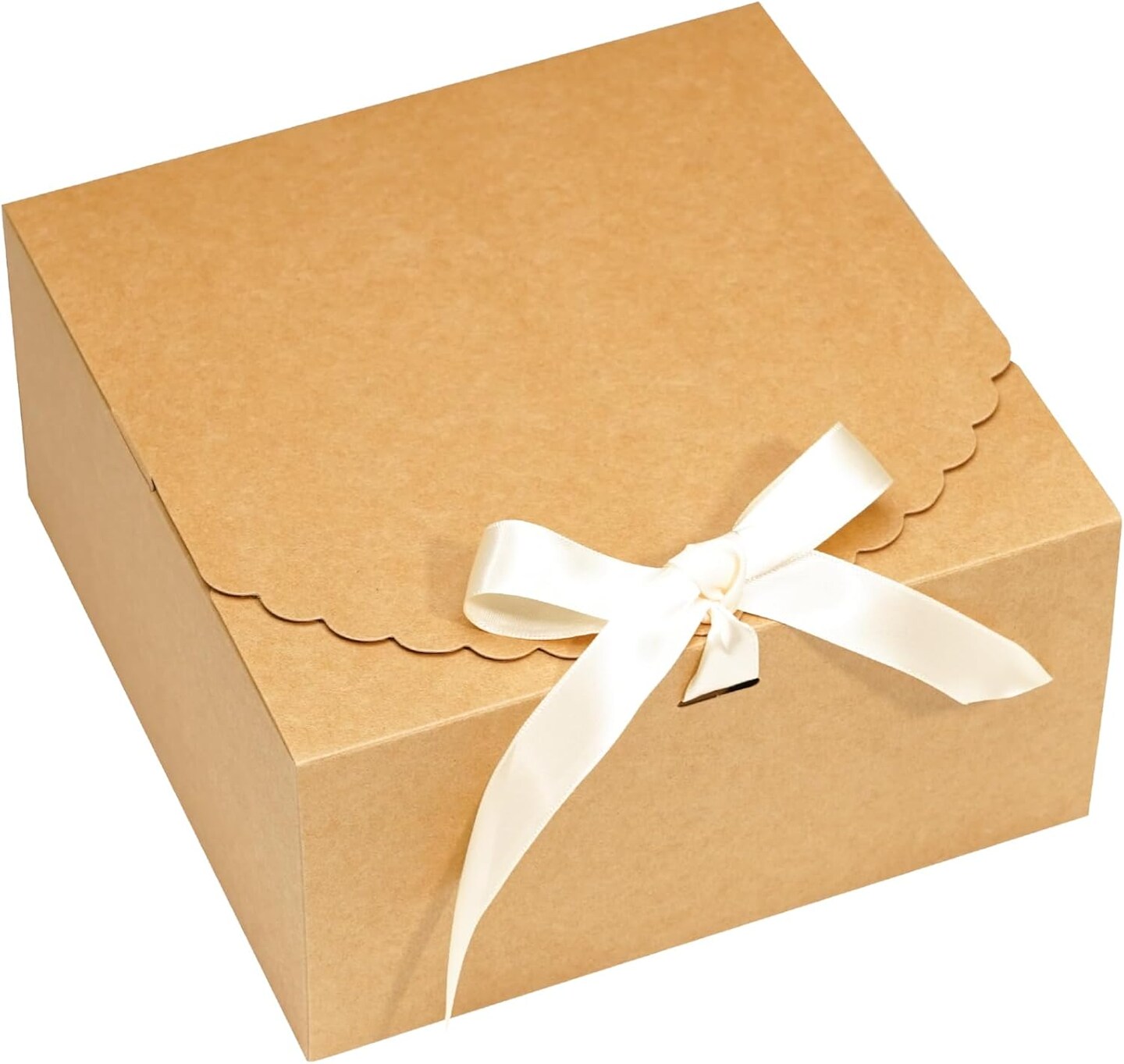 14 Pack Brown Gift Boxes with Lids for Presents Cardboard Kraft Gift Boxes Bulk