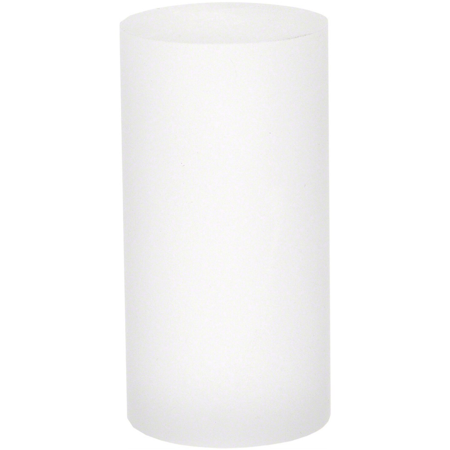 Plymor Frosted Acrylic Solid Cylinder Round Display Riser, 3&#x22; H x 1.5&#x22; W