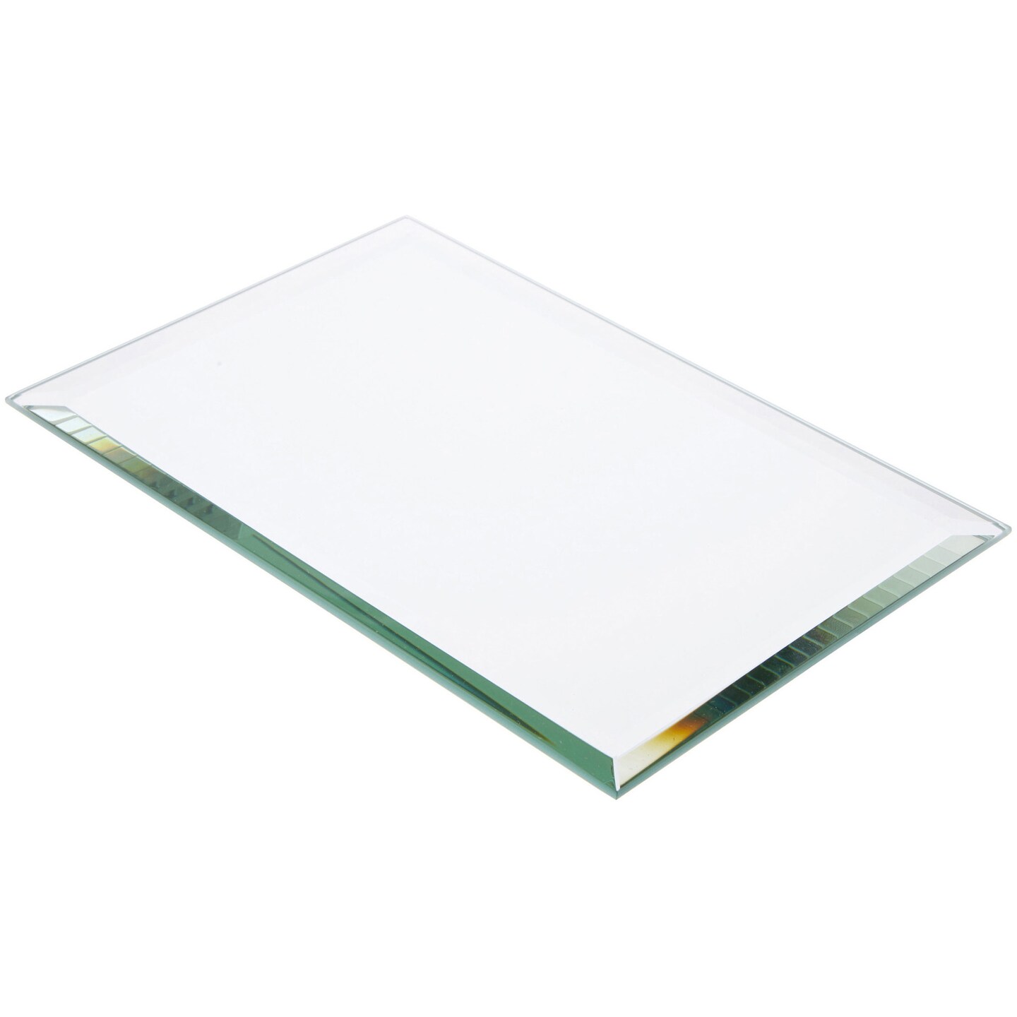 Plymor 6&#x22; x 9&#x22; Rectangle, 5mm Thick Beveled Glass Mirror