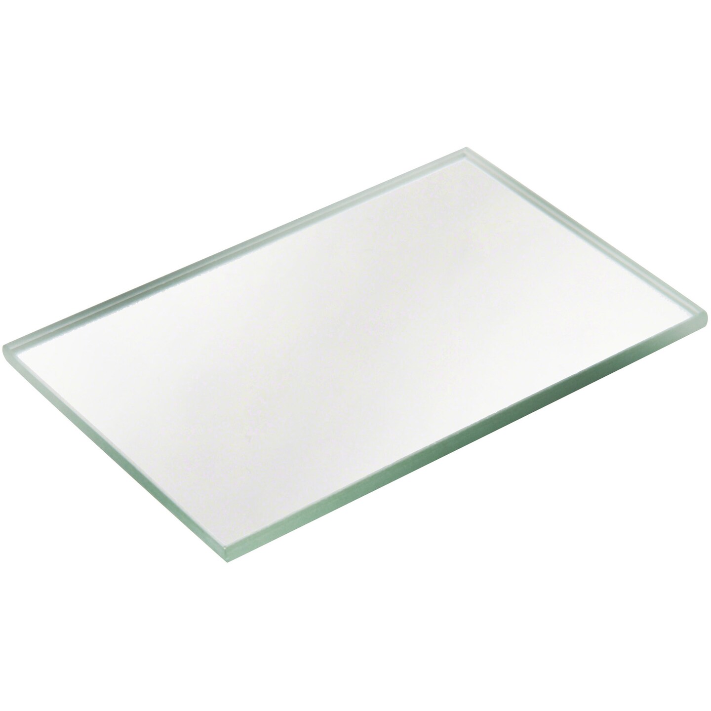 Plymor 2&#x22; x 3&#x22; Rectangle, 3mm Thick Non-Beveled Glass Mirror