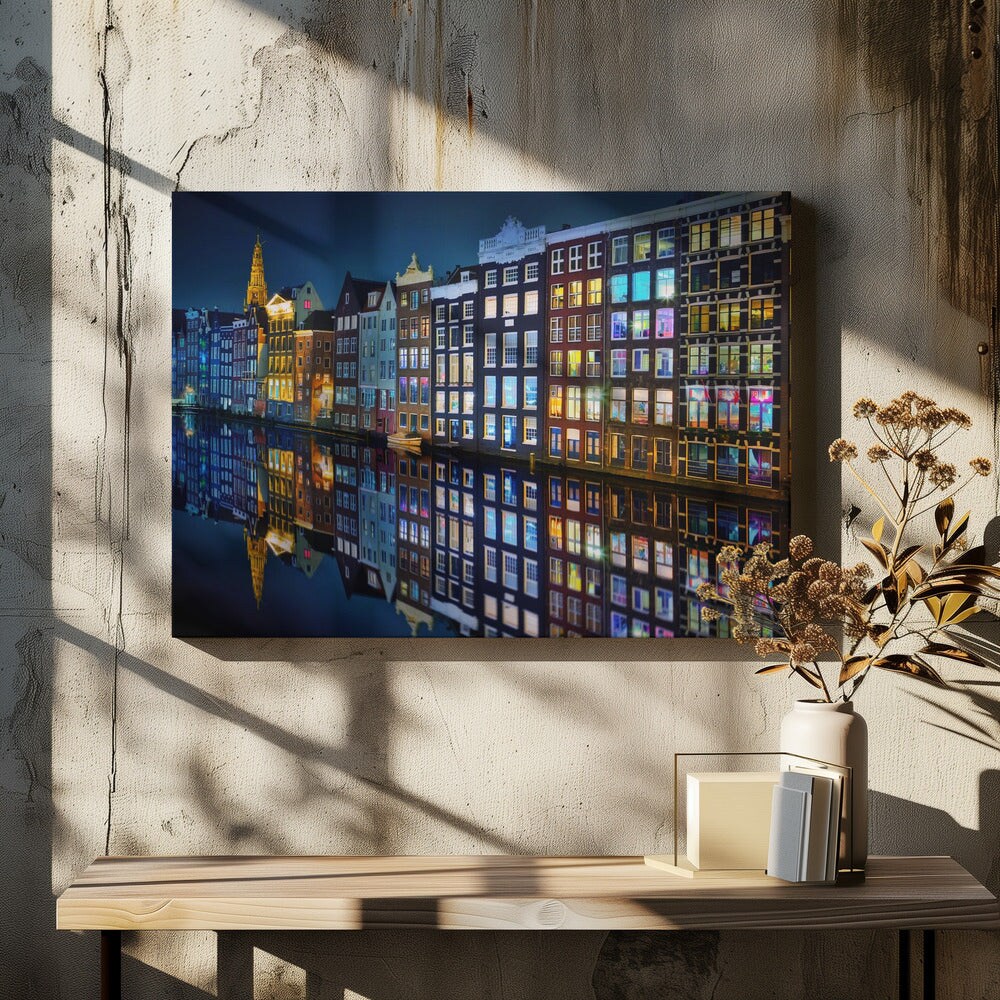 Amsterdam mirror. - Juan Pablo de Miguel 24x36 Black Framed Art | Home or Office Art