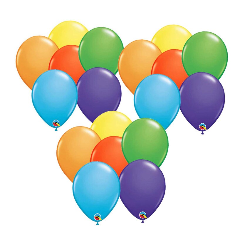 Qualatex&#xAE; Bright Rainbow Balloons 11 Inch 100 Pieces