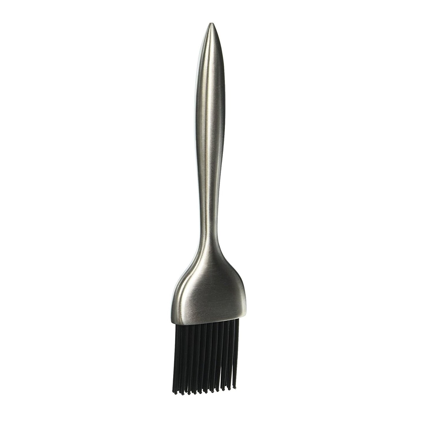 Norpro 7.5&#x22; Long Stainless Steel Silicone Basting Pastry Brush