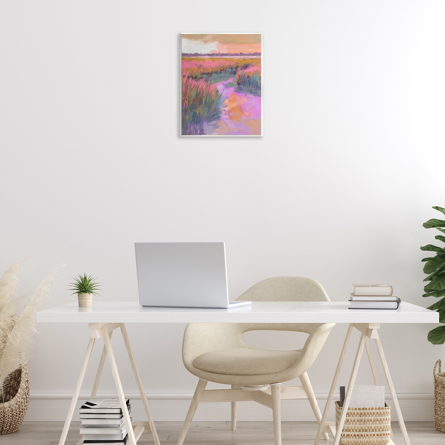 Stupell Industries Autumnal Marsh Landscape Wall Plaque Design by Arlington Prints