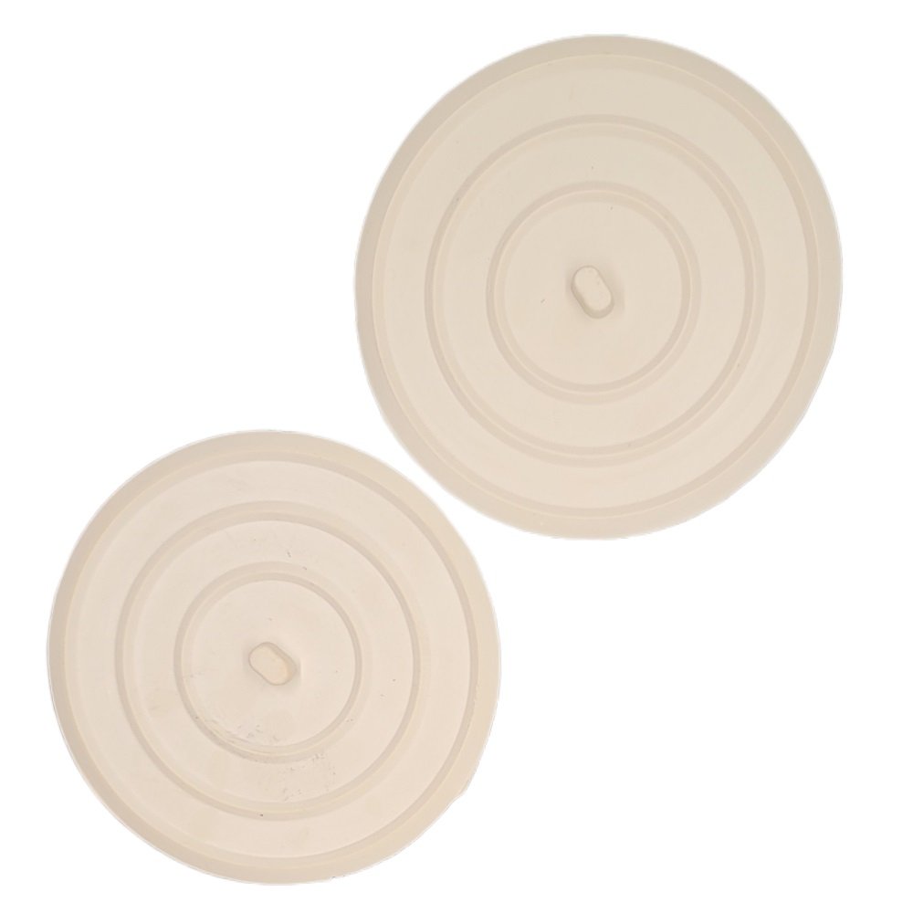 Handy Housewares Rubber Flat Suction Sink Stopper 2pc Set - Fits Most Standard Sink, Tub &#x26; Shower Drains