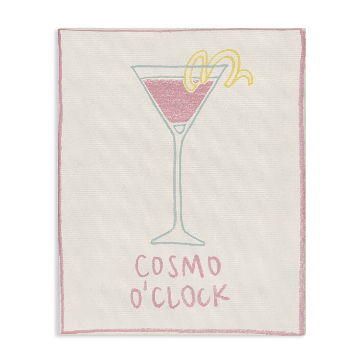 Stupell Industries Minimal Cosmo O&#x27;Clock Canvas Design by Grace Popp