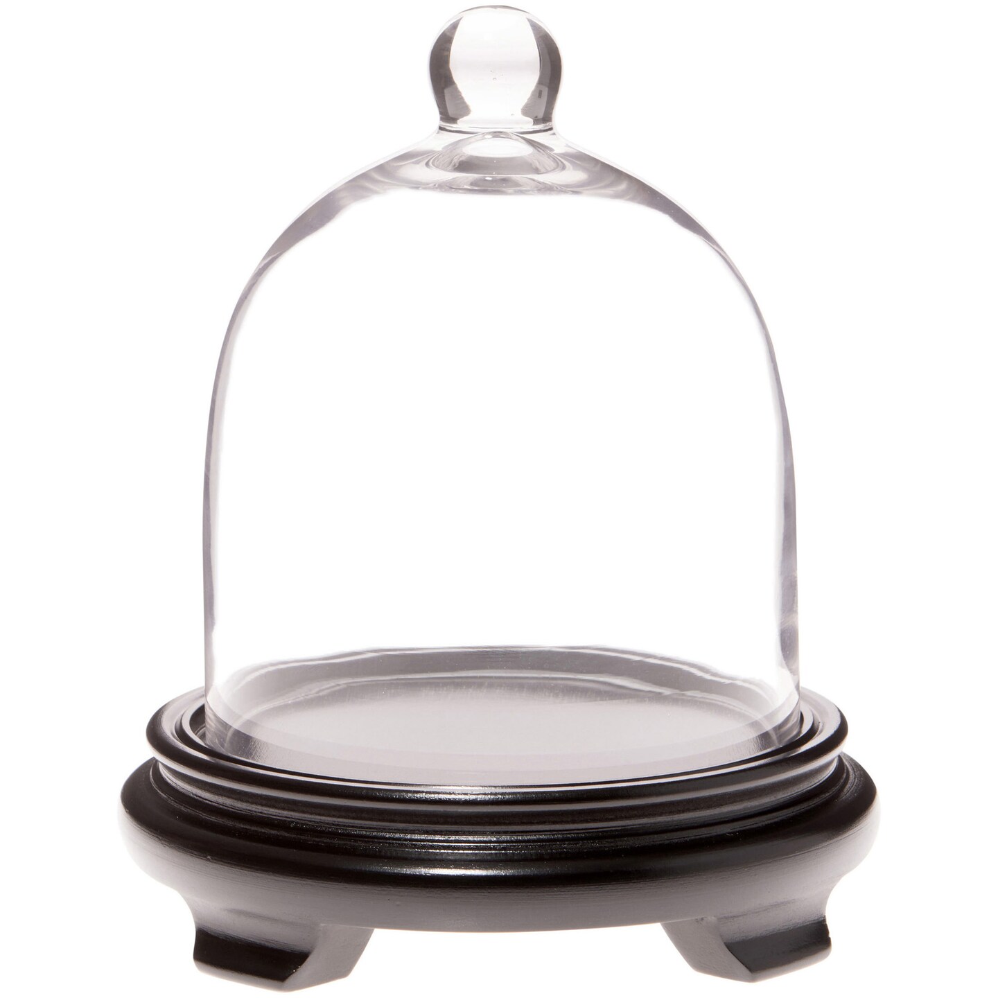Plymor 6&#x22; x 7&#x22; Bell Jar Glass Display Dome Cloche