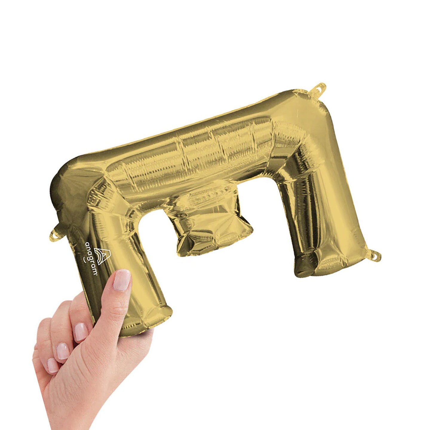 Anagram&#xAE; 16 Inch Letter E White Gold Air Fill Only