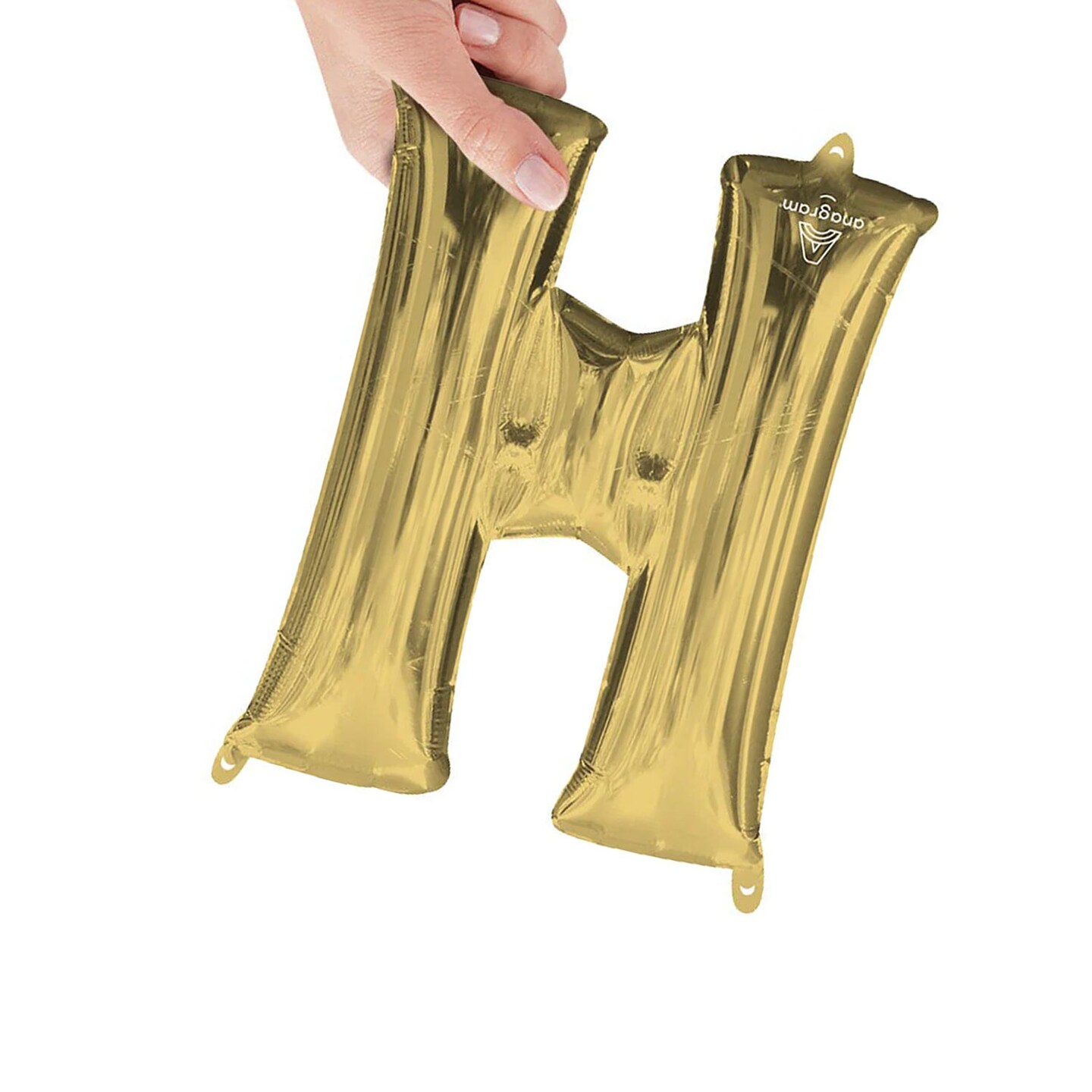 Anagram&#xAE; 16 Inch Letter H White Gold Air Fill Only