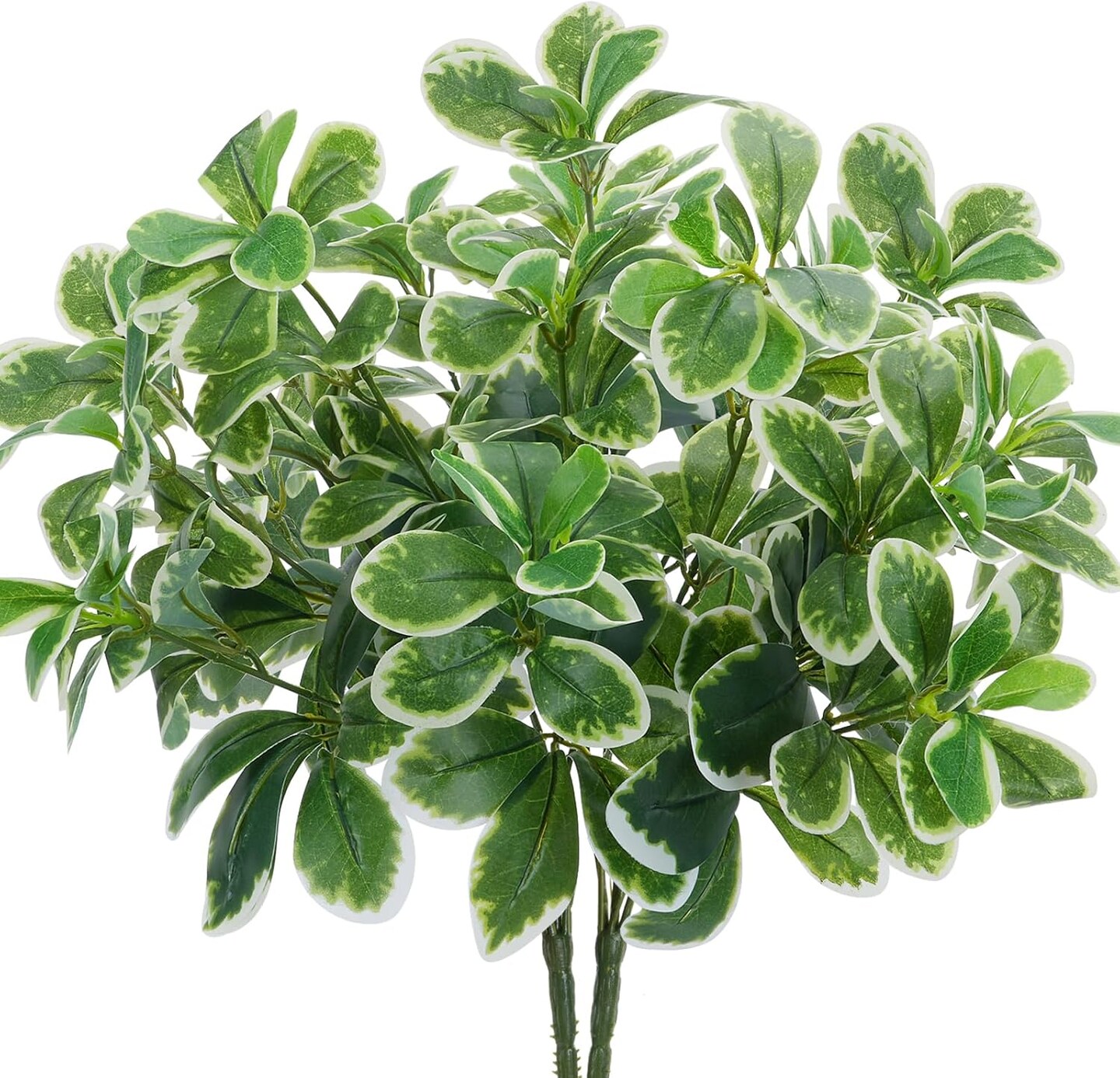 Artificial Shrubs Artificial Shrubs Real Touch Artificial Greenery Fake Plants Silk Schefflera Bushes Indoor Outdoor Garden Front Proch Office Home Table Centerpieces Wall Hanging Decor 2pcs