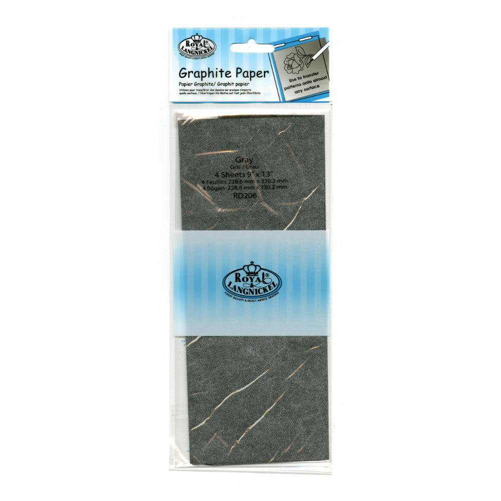 RD206 | Gray Graphite Paper - 4 Sheets