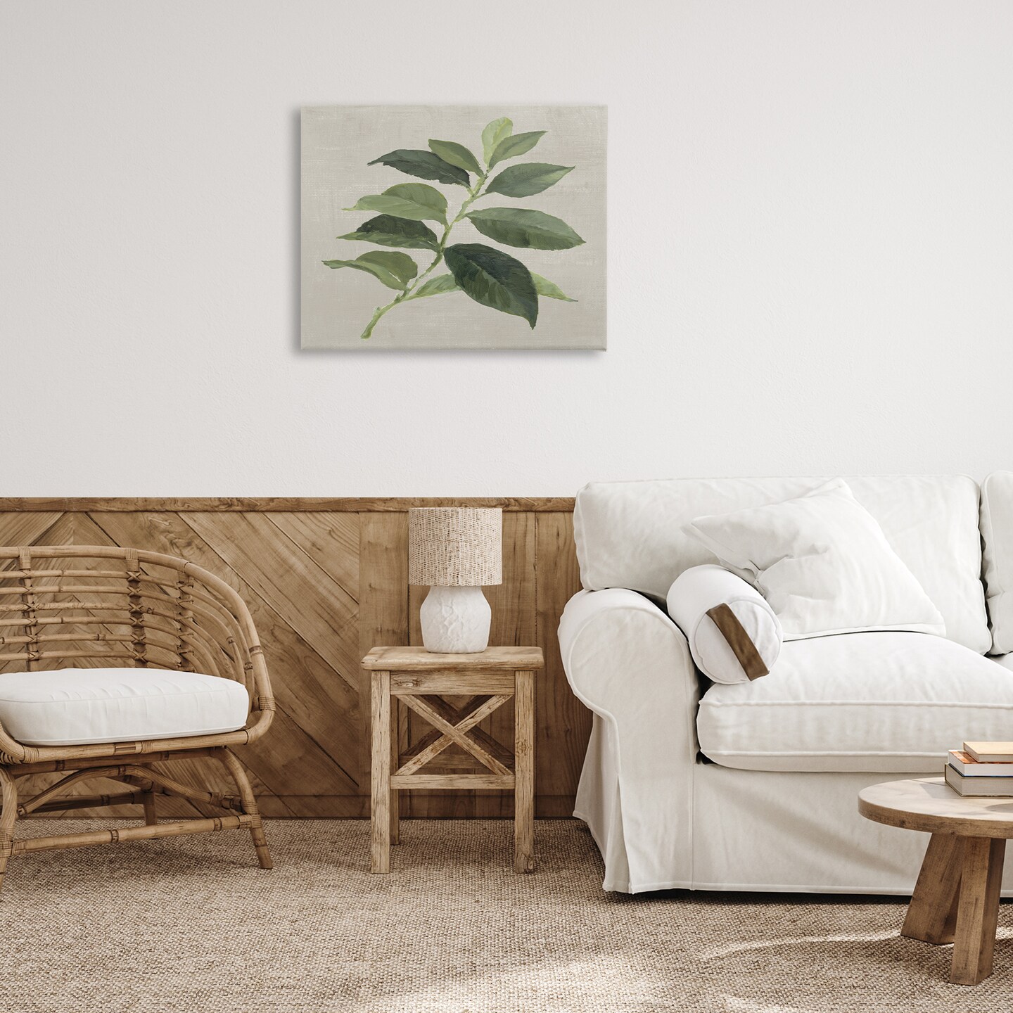 Stupell Industries Arabica Coffee Plant Leaf Canvas Design by Lanie Loreth